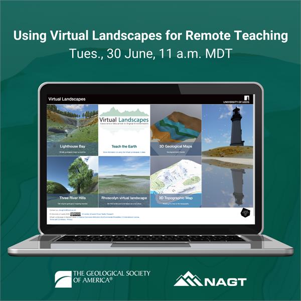Using Virtual Landscapes for Remote Teaching